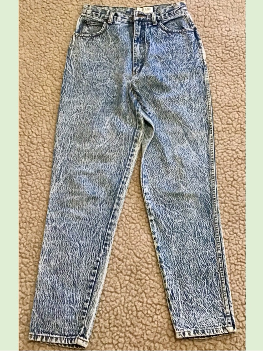 Vintage Acid Wash High Rise Jeans